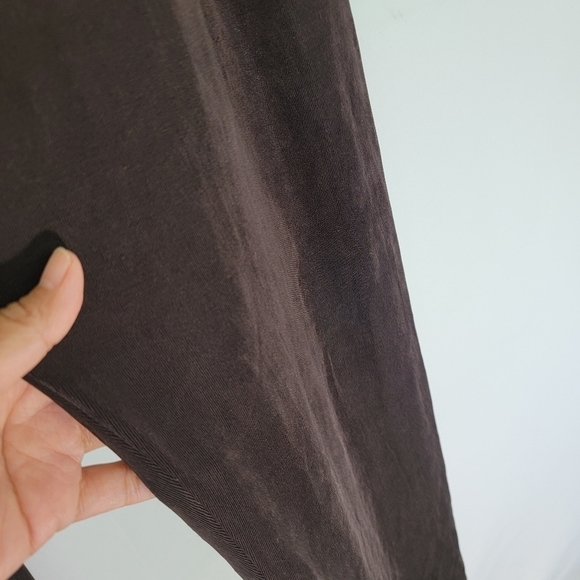 MARKET By Chico's Brown Jersey Stretcy Pull-On Pants Size 2 Elastic Waist - Picture 6 of 9